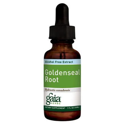 Gaia Herbs, Goldenseal Root, Alcohol Free Extract 30ml