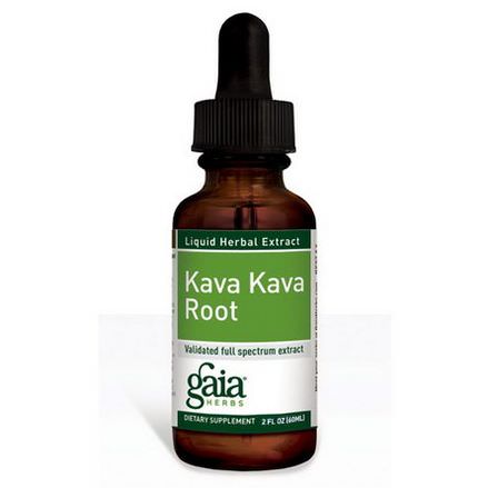 Gaia Herbs, Kava Kava Root 60ml