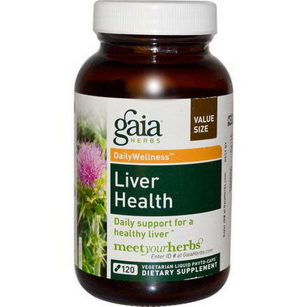 Gaia Herbs, Liver Health, 120 Veggie Liquid Phyto-Caps