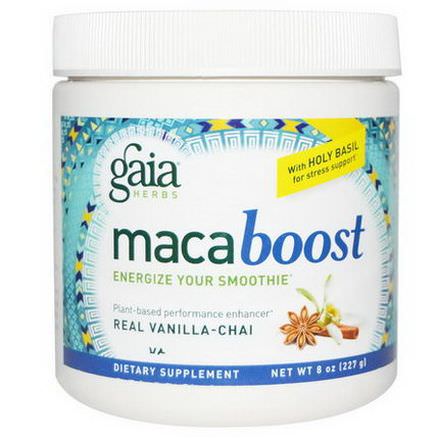Gaia Herbs, Maca Boost, Real Vanilla - Chai 227g