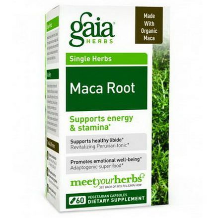 Gaia Herbs, Maca Root, 60 Veggie Caps