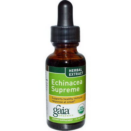 Gaia Herbs, Organics, Echinacea Supreme 30ml