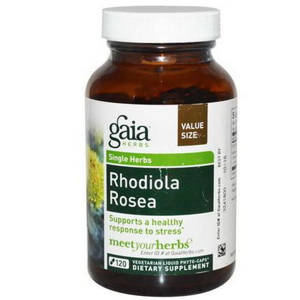 Gaia Herbs, Rhodiola Rosea, 120 Veggie Liquid Phyto-Caps