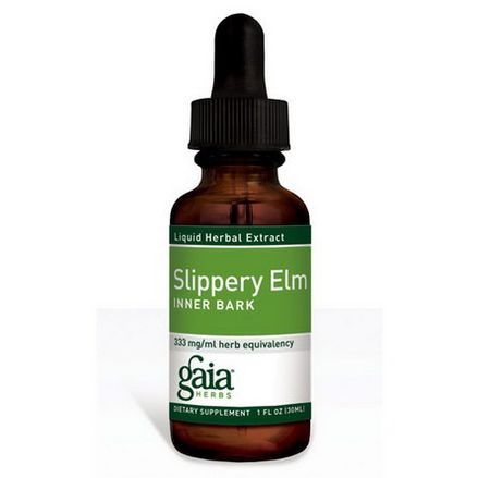 Gaia Herbs, Slippery Elm Inner Bark 30ml