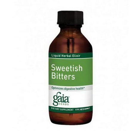 Gaia Herbs, Sweetish Bitters 120ml