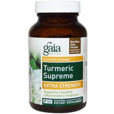 Gaia Herbs, Turmeric Supreme, 120 Veggie Liquid Phyto-Caps