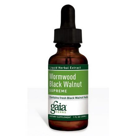 Gaia Herbs, Wormwood Black Walnut Supreme 30ml