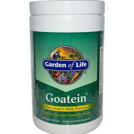 Garden of Life, Goatein, Pure Goat's Milk Protein, 440g
