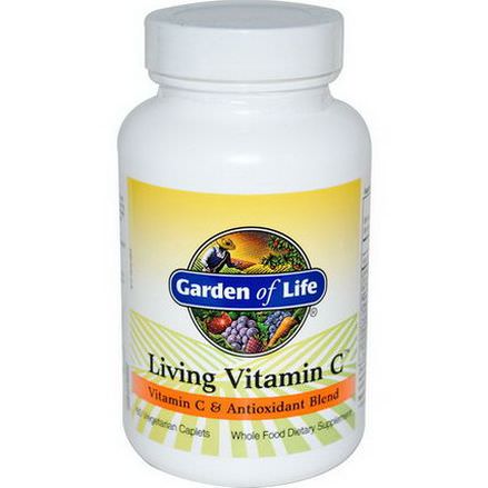 Garden of Life, Living Vitamin C, 60 Veggie Caplets