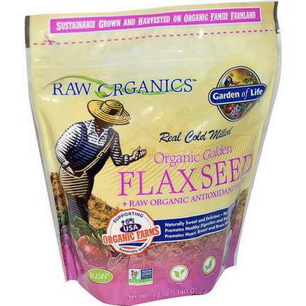 Garden of Life, Organic Golden Flax Seed Raw Organic Antioxidant Fruit 340g