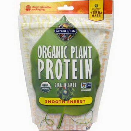 Garden of Life, Organic Plant Protein, Smooth Energy 240g