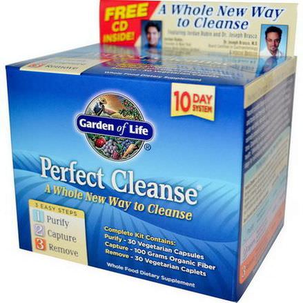Garden of Life, Perfect Cleanse, 3 Easy Steps Kit
