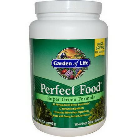 Garden of Life, Perfect Food, Super Green Formula 600g