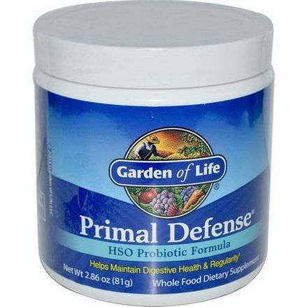 Garden of Life, Primal Defense, Powder, HSO Probiotic Formula 81g
