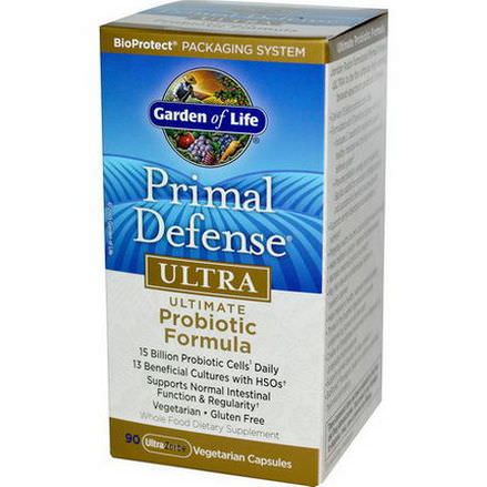 Garden of Life, Primal Defense, Ultra, Ultimate Probiotic Formula, 90 UltraZorbe Veggie Caps