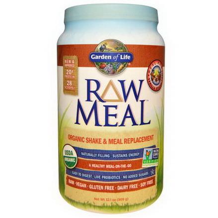 Garden of Life, RAW Meal, Beyond Organic Shake and Meal Replacement, Vanilla Spiced Chai 909g