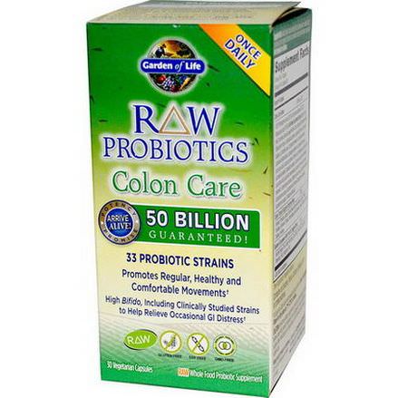 Garden of Life, RAW Probiotics, Colon Care Ice