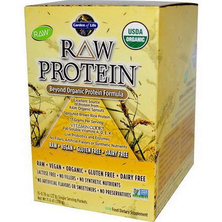 Garden of Life, RAW Protein, Beyond Organic Protein Formula, 15 Packets 22g Each