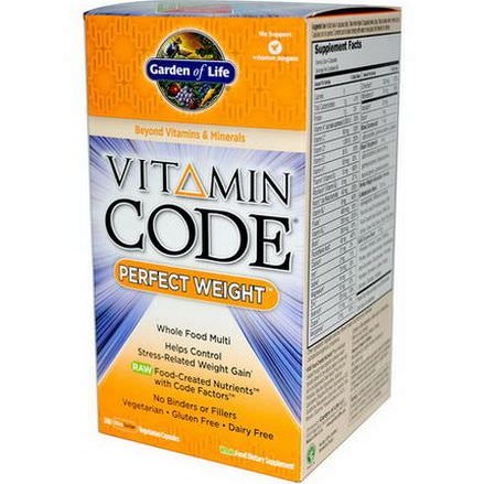 Garden of Life, Vitamin Code, Perfect Weight, 240 UltraZorbe Veggie Caps