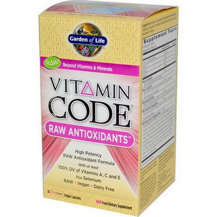 Garden of Life, Vitamin Code, Raw Antioxidants, 30 UltraZorbe Veggie Caps