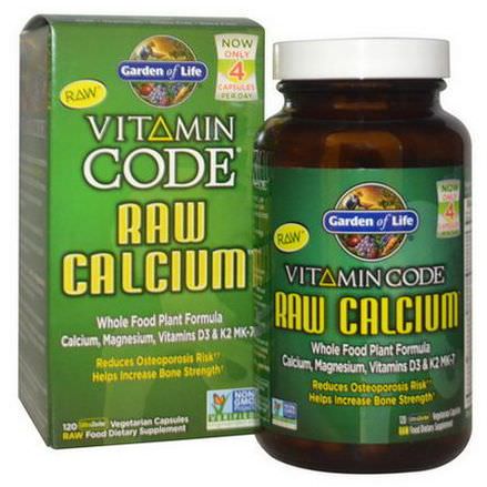 Garden of Life, Vitamin Code, Raw Calcium, 120 Veggie Caps