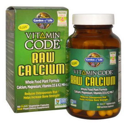 Garden of Life, Vitamin Code, Raw Calcium, 60 Veggie Caps
