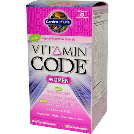 Garden of Life, Vitamin Code, Women, 240 UltraZorbe Veggie Caps