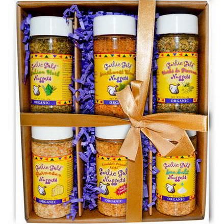 Garlic Gold, Organic Nuggets Gift Box, 6 Piece Set