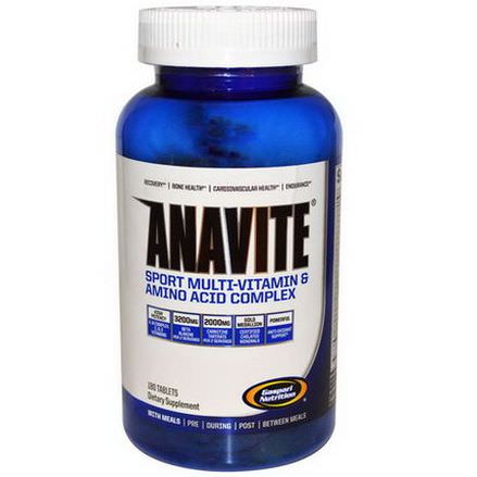 Gaspari Nutrition, Anavite, Sport Multi-Vitamin&Amino Acid Complex, 180 Tablets