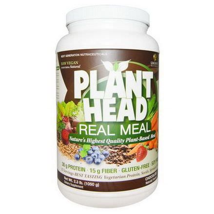 Genceutic Naturals, Plant Meal, Real Meal, Chocolate 1050g