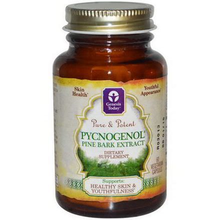 Genesis Today, Pycnogenol Pine Bark Extract, 60 Veggie Caps