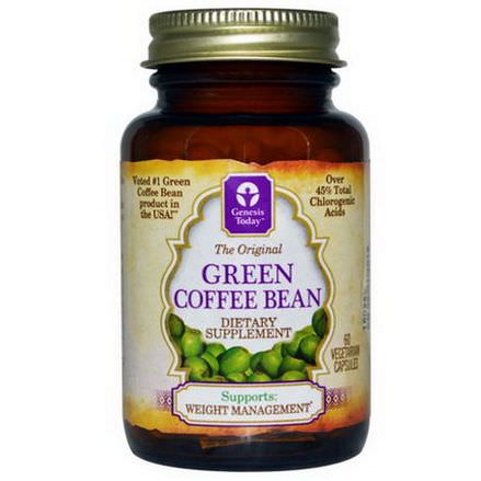 Genesis Today, The Original Green Coffee Bean, 60 Veggie Caps