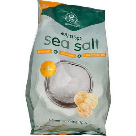 GeniSoy Products, Soy Crisps, Sea Salt 109g