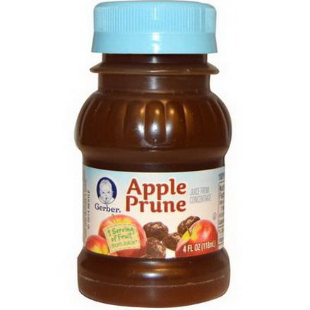 Gerber, 100% Juice, Apple Prune 118ml