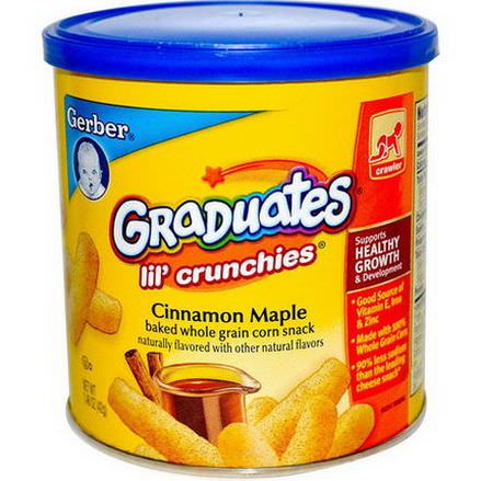 Gerber, Graduates, Lil'Crunchies, Cinnamon Maple 42g