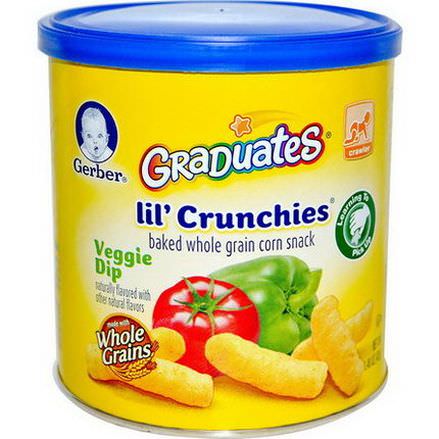 Gerber, Graduates, Lil'Crunchies, Veggie Dip, Crawler 42g