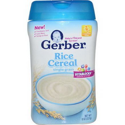 Gerber, Rice Cereal, Single Grain 227g