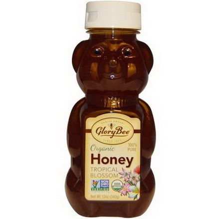 GloryBee, Organic Tropical Blossom Honey 340g