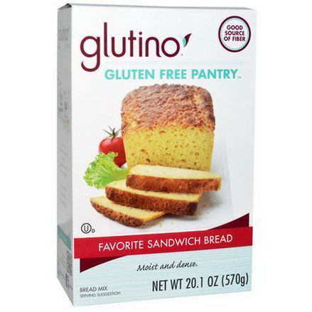 Gluten-Free Pantry, Glutino, Favorite Sandwich Bread Mix 570g