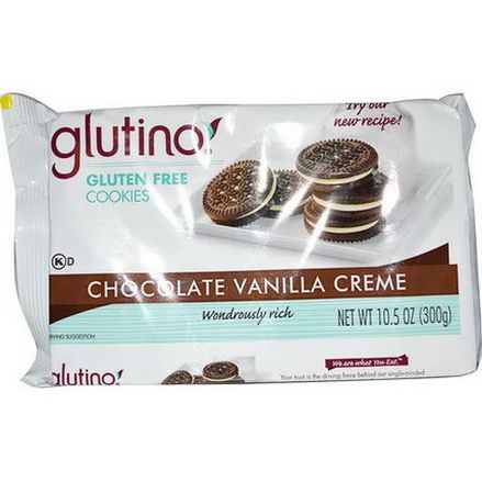 Glutino, Gluten Free Cookies, Chocolate Vanilla Creme 300g