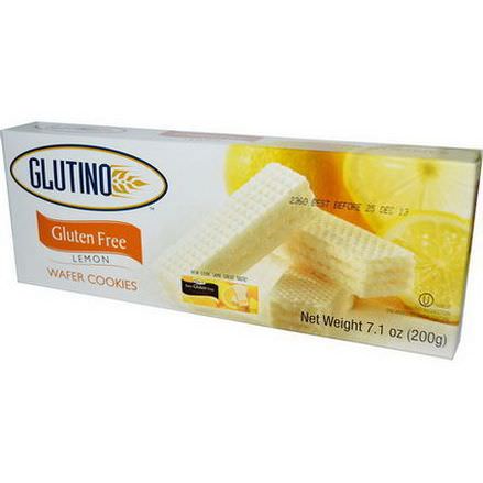 Glutino, Gluten Free Wafer Cookies, Lemon 200g
