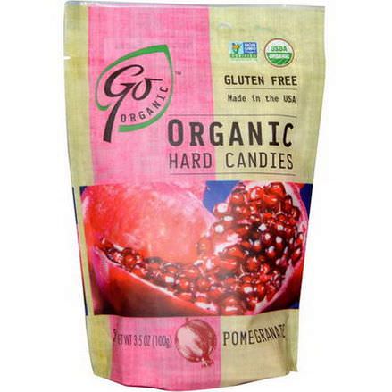 Go Organic, Organic Hard Candies, Pomegranate 100g