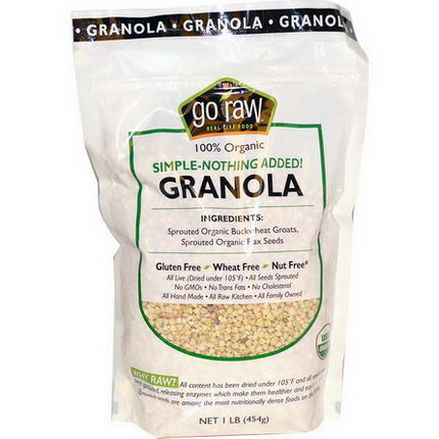 Go Raw, Organic Granola 454g