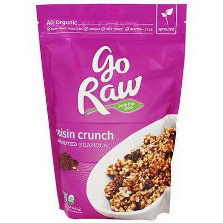 Go Raw, Sprouted Granola, Raisin Crunch 454g