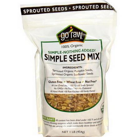 Go Raw, Organic Simple Seed Mix 454g
