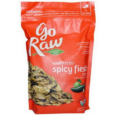 Go Raw, Organic Sprouted Spicy Fiesta Seeds with Celtic Sea Salt 454g