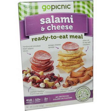 GoPicnic, Ready-to-Eat Meals, Salami&Cheese 103g