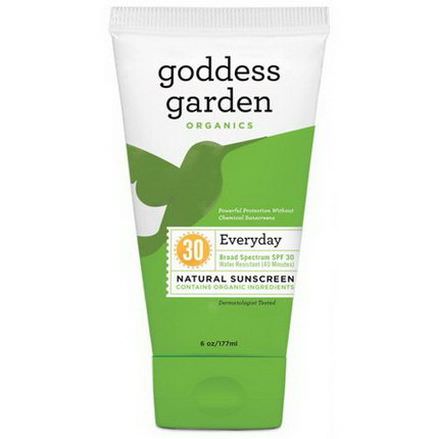 Goddess Garden, Everyday Natural Sunscreen, SPF 30 177ml