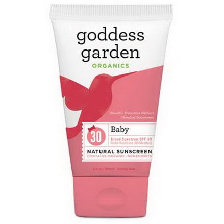 Goddess Garden, Organics, Baby Natural Sunscreen, SPF 30 100ml