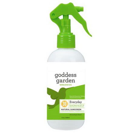 Goddess Garden, Organics, Everyday, Natural Sunscreen, SPF 30 236ml